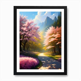 Cherry Blossoms 2 Art Print