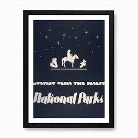 National Parks 1930s Vintage Poster Poster