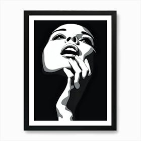 Portrait Of A Woman 8 Art Print