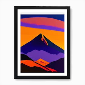 Mountain Sunrise Dusk Art Print