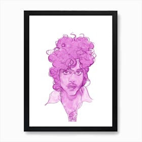 Prince Portrait Illustration Art Print