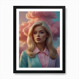 Default Photo Of A Halfbody Portrait Of A Serene And Captivati 0 Art Print