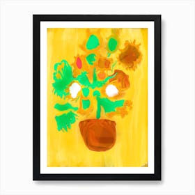 Sunflowers 2 Art Print