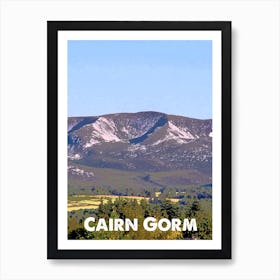 Cairn Gorm, Mountain, UK, Munro, Nature, , Scottish Highlands, Grampians, Climbing, Wall Print, Art Print