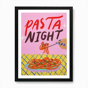 Pasta Night 1 Art Print