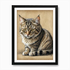 Kitty Cat Art Print