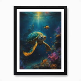 Sea Turtle Art Print