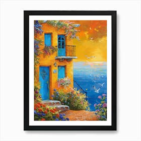 House By The Sea 1 Art Print