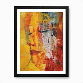 Face Of A Woman 2 Art Print