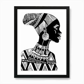 African Woman 163 Art Print