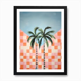 Matisse Inspired Abstract Beach Palms Poster Art Print