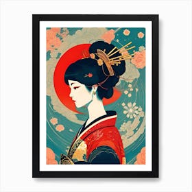 Geisha 109 Art Print