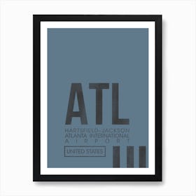 Atl Code Art Print