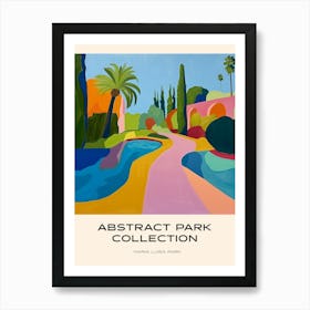Abstract Park Collection Poster Maria Luisa Park Seville Spain 3 Art Print