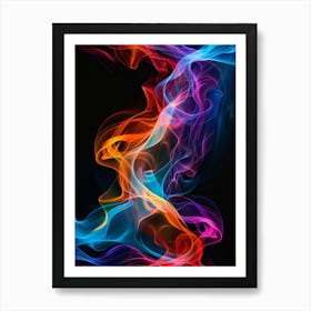 Abstract Smoke 11 Art Print