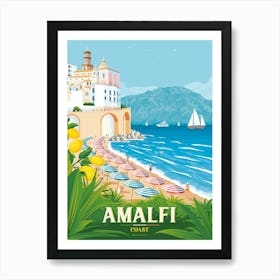 Amalfi Coast Italy | Atrani | Coastal print Art Print