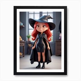 Little Witch 4 Art Print