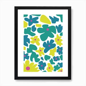 Abstract Flower Art Print