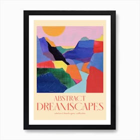Abstract Dreamscapes Landscape Collection 71 Art Print