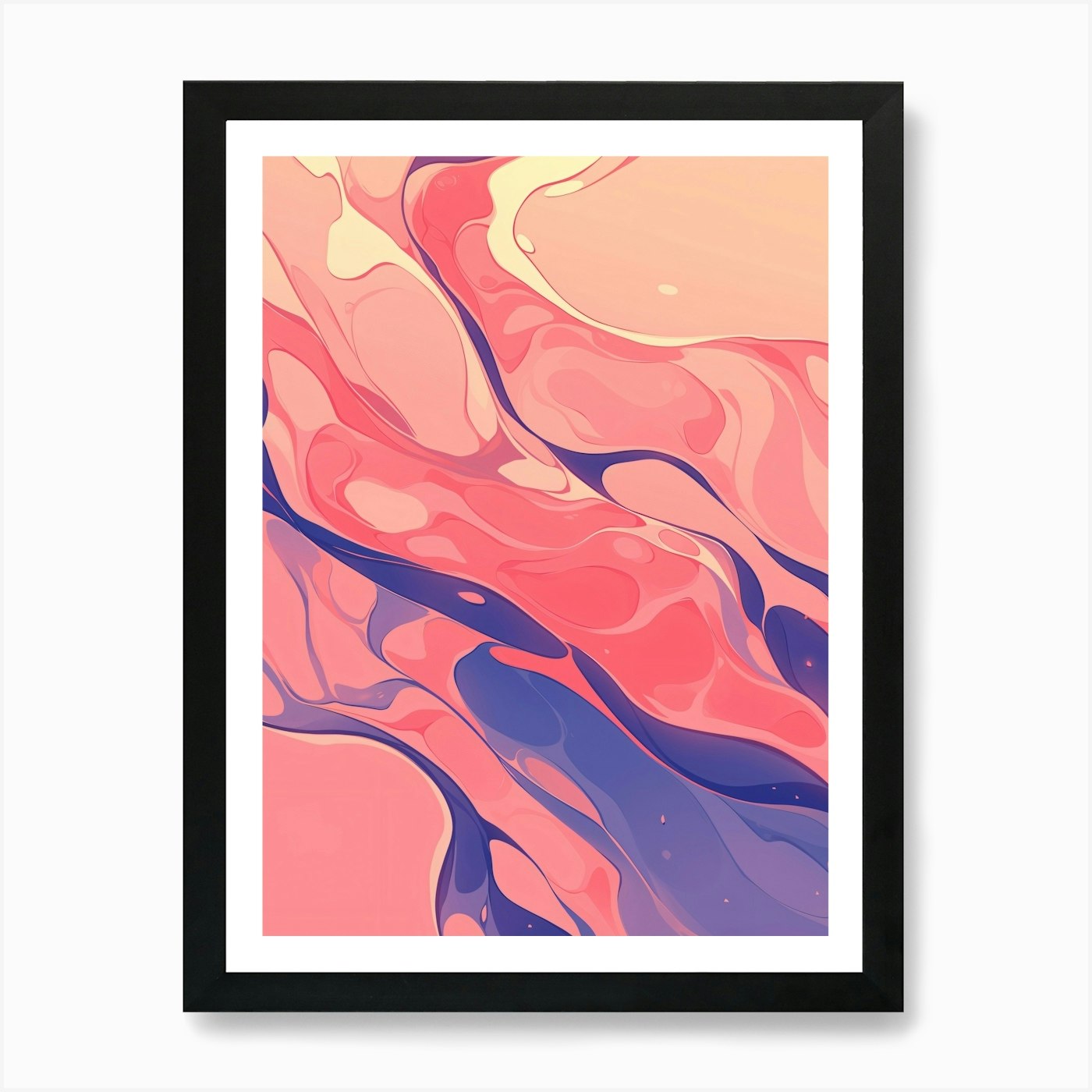 Fondo abstracto 44 impresión artística enmarcada arte de pared póster lienzo impresión cuadro - Imagen 2 de 4