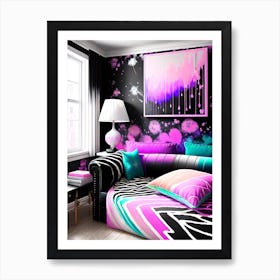 Girl'S Bedroom Art Print