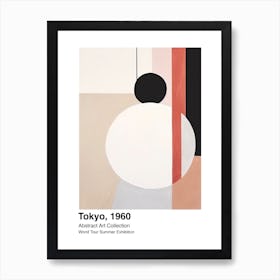 World Tour Exhibition, Abstract Art, Tokyo, 1960 7 Art Print