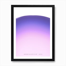 Gradient Purple 1 Art Print