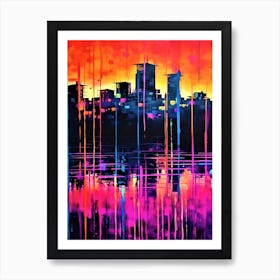 Urban Cityscape Art Print