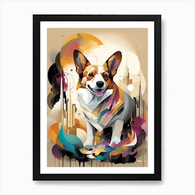 Corgi 3 Art Print