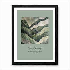 Landscapes Of Japan Mount Hiuchi Art Print