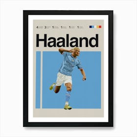 Erling Haaland Art Print