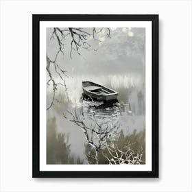 Boat In The Water 1 Art Print