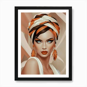 African Beauty Art Print