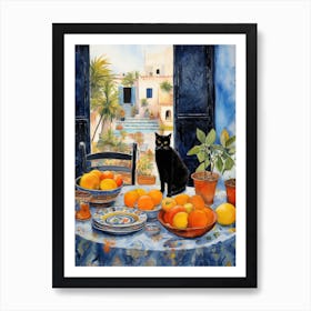 Moroccan Oranges Art Print