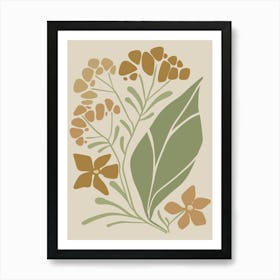 Scandinavian Flower 1 Art Print