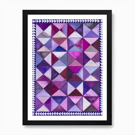 Purple Quilt Affiche