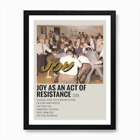 Poster Idles Joy As An Act Of Resistance 3 Art Print