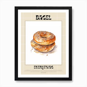 Everything Bagel 4 Art Print
