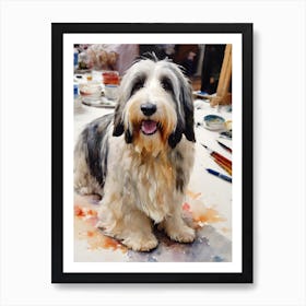 Bearded Collie Art Print