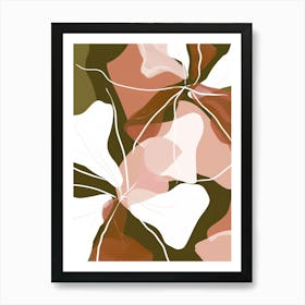 Abstract Floral Painting 21 Art Print