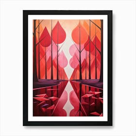 Geometric Abstraction Illustration 5 Art Print