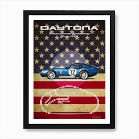 Shelby Daytona Coupe Vintage Art Print