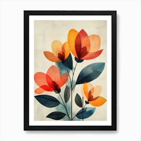 Flowers In A Vase 30 Art Print