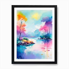 Watercolor Painting 6 Art Print