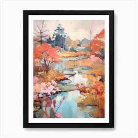 Autumn Gardens Painting Lotusland Usa 2 Art Print