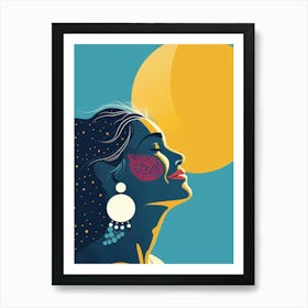 Woman'S Face 148 Art Print