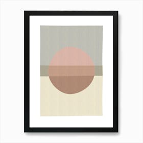 Boho Abstract Pastel Two Art Print