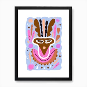 Galactic Llama Art Print