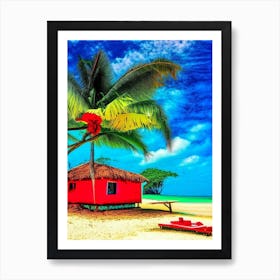 Marajo Island Brazil Pop Art Photography Tropical Destination Affiche