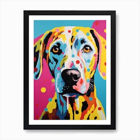 Pop Art English Pointer Art Print